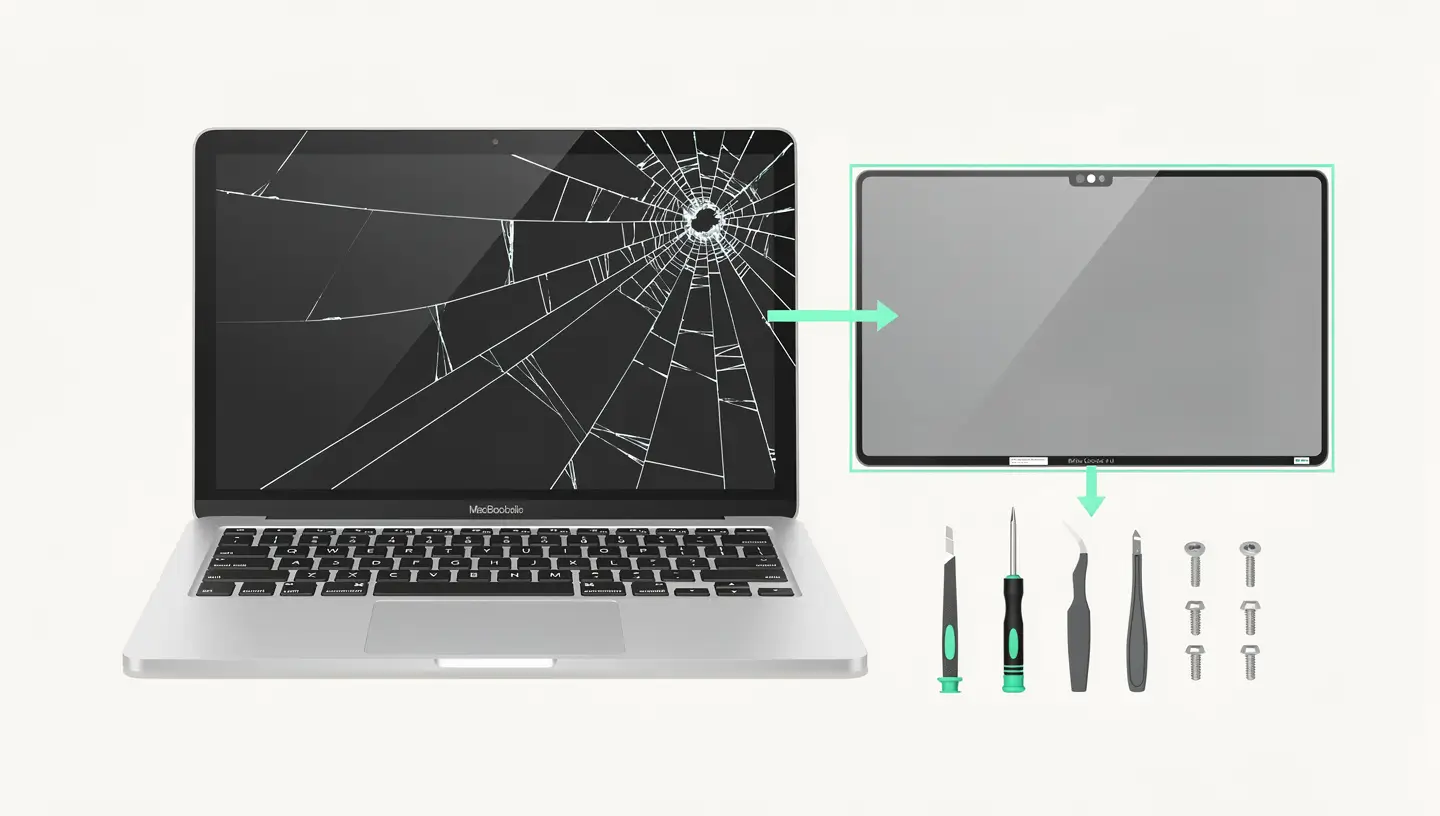 Écran MacBook : options de réparation et prix