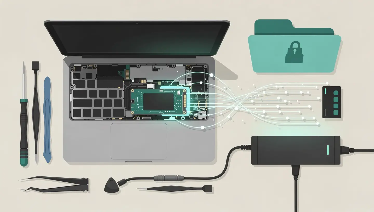 Récupération données professionnelle Mac restaurer corbeille