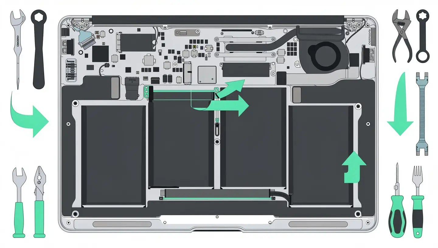 Remplacement batterie MacBook optimiser autonomie