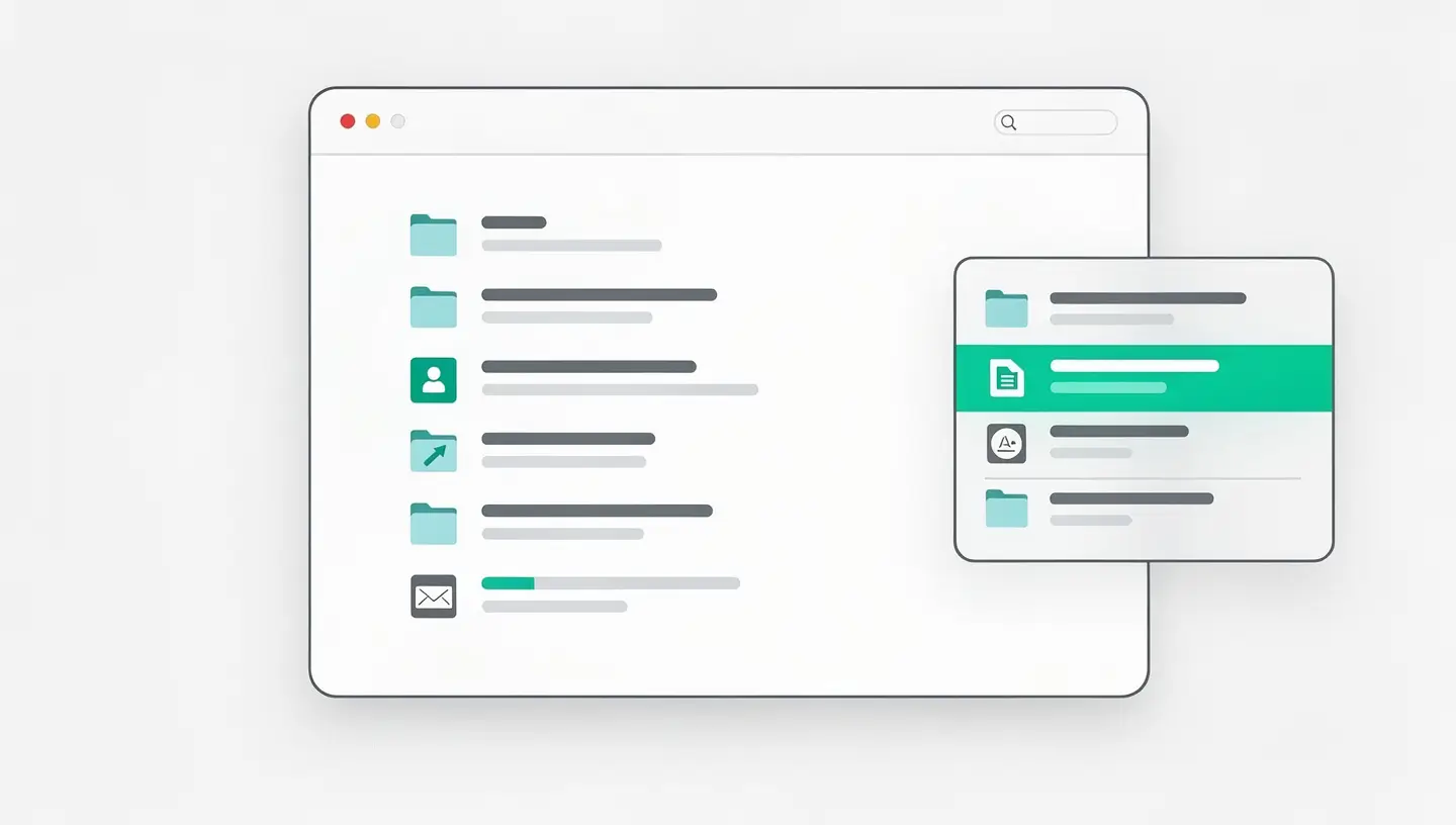 Menu contextuel du Finder pour compresser des fichiers sur Mac