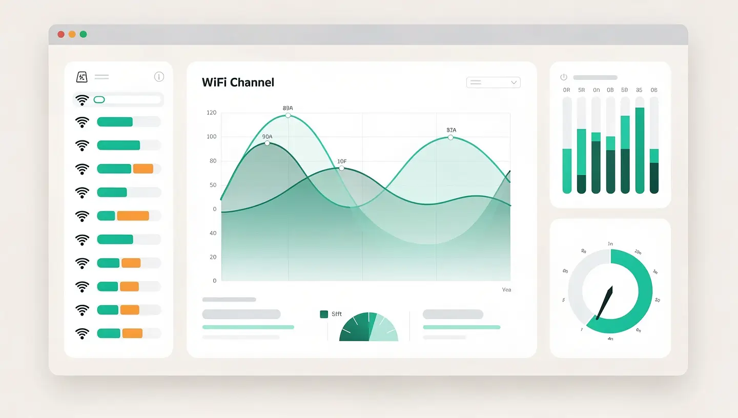 Outil Diagnostic sans fil macOS analysant les problèmes de connexion WiFi