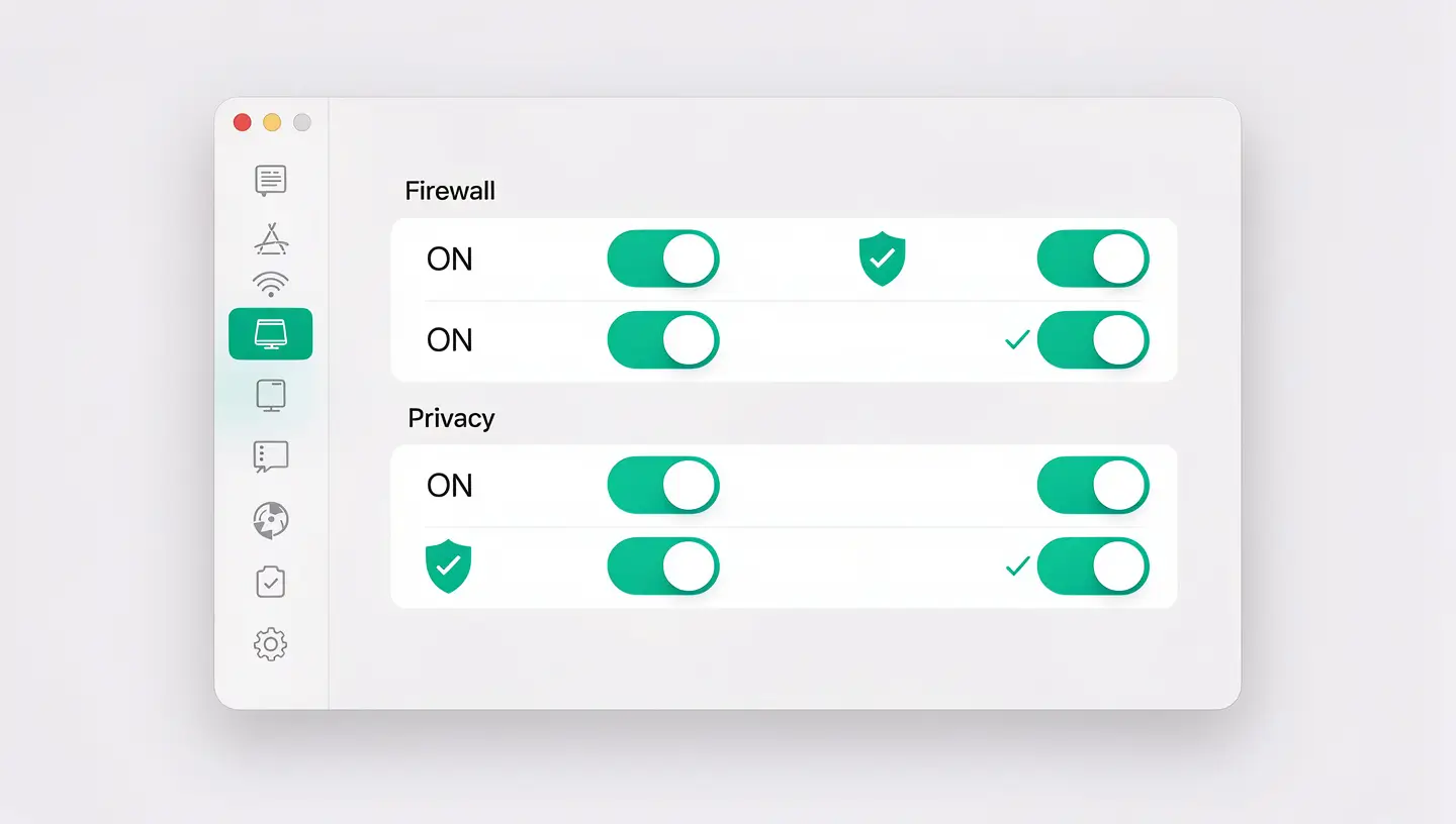 Checklist des réglages de sécurité macOS à activer